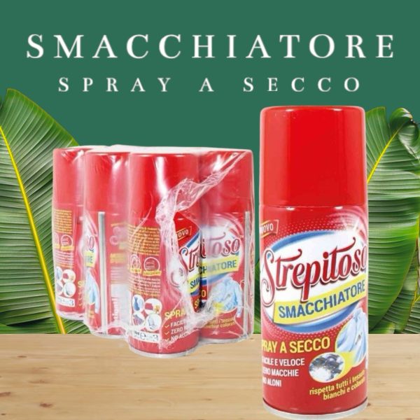 smacchiatore spray a secco